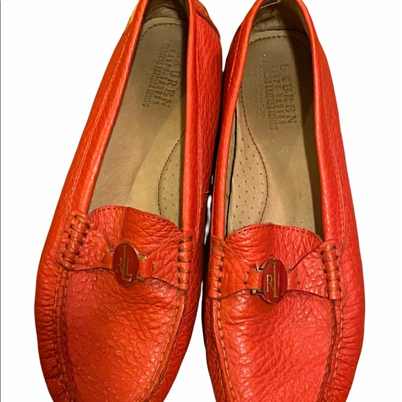 Lauren Ralph Lauren Shoes Rlr Womens Red Loafers Poshmark